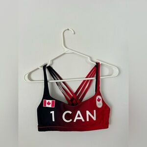 Lululemon Game Day Top (Fan Gear) - Fade To Glory Black Red, Size 4